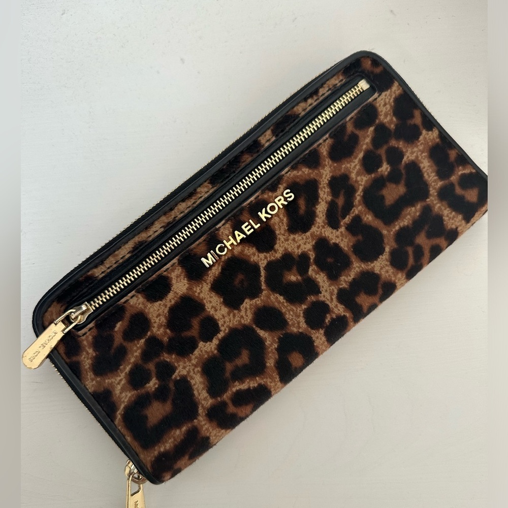 Michael Kors Leopard Print Wallet